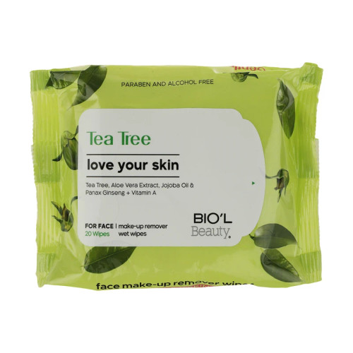 بیول دستمال مرطوب مدل Tea Tree بسته 20 عددی