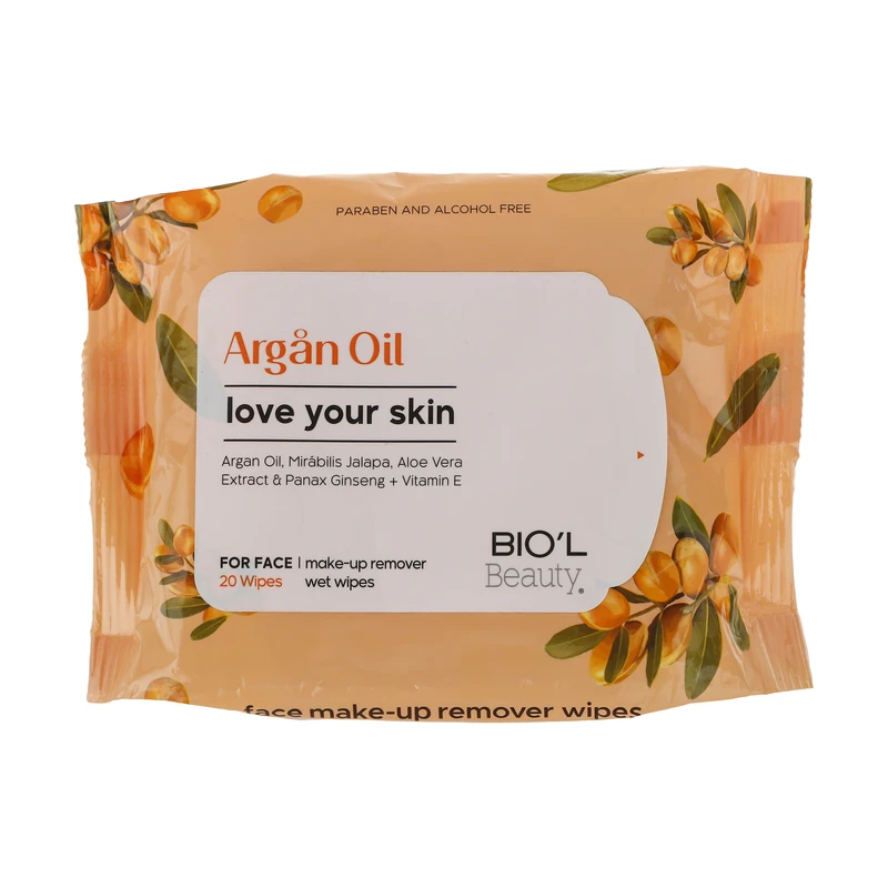 بیول دستمال مرطوب مدل Argan Oil بسته 20 عددی