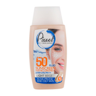 پیکسل ضد آفتاب رنگی با Spf50 مناسب پوست چرب و جوش دار